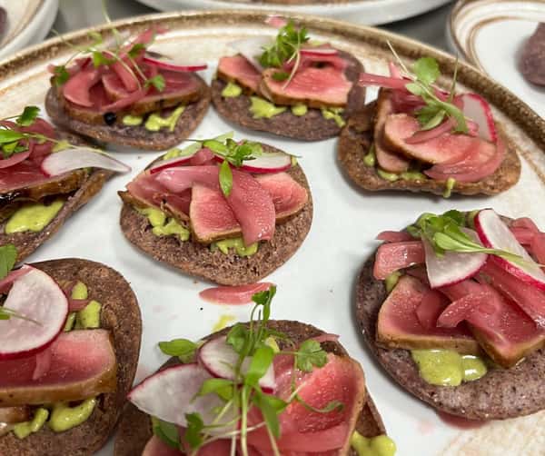 Seared Tuna Tostadas