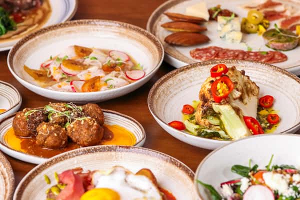 A delicious spread of appetizers
