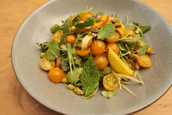 Sungold Tomato and Stone Fruit Salad