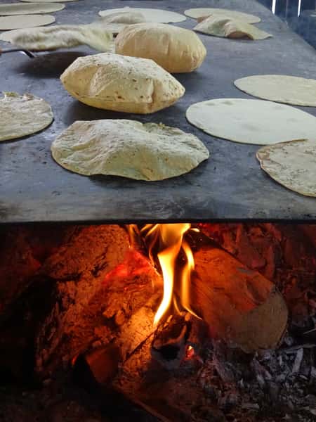 wood fired tortillas
