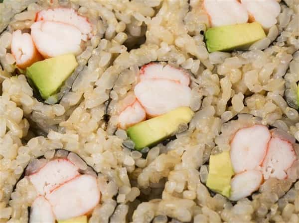 Brown Rice Shrimp Roll