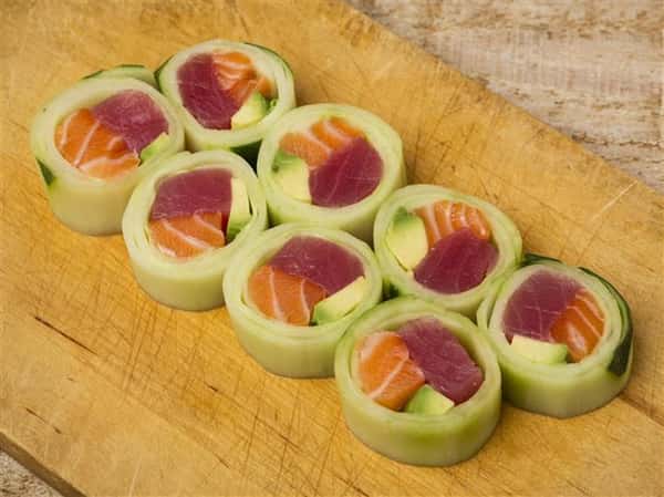 Tuna Salmon Naruto Roll