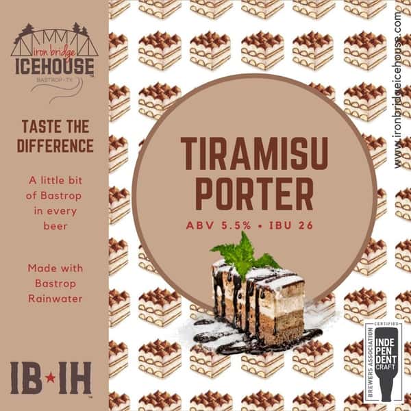 15. Tiramisu Porter 5.5% | 26 IBU