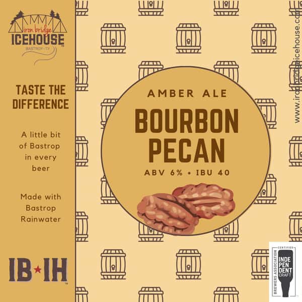 17. Bourbon Pecan Amber Ale 6.0% | 40 IBU