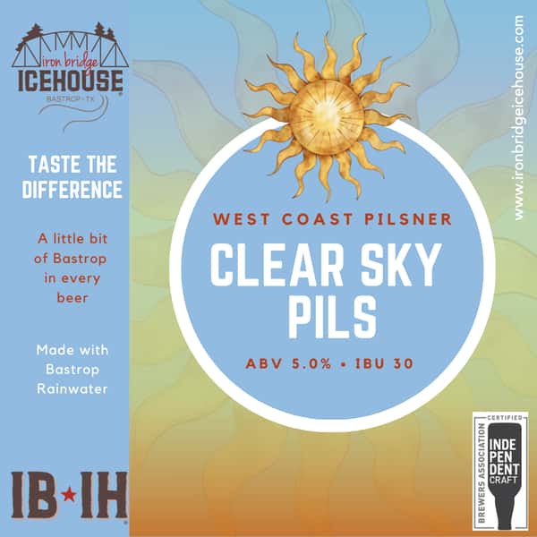 Clear Sky West Coast Pils 5% | 30 IBU