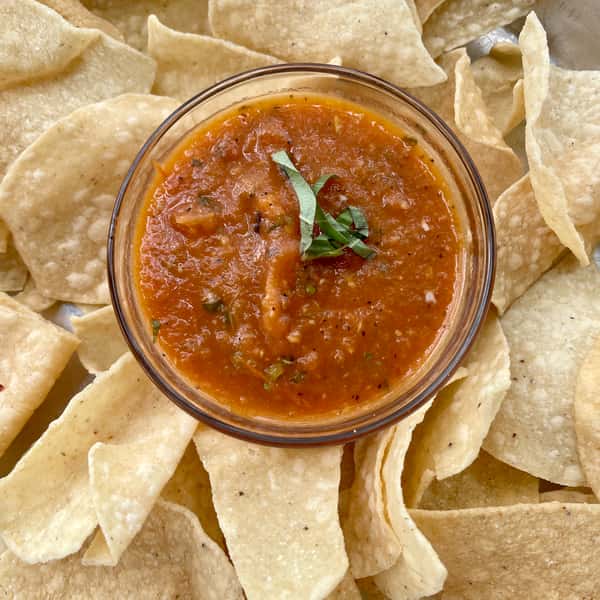 Chips & Roasted Tomato Salsa