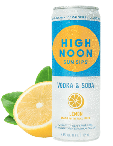 High Noon Hard Seltzer Vodka - Lemon