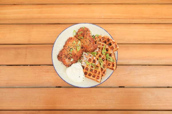 Hot Honey Chicken Waffles