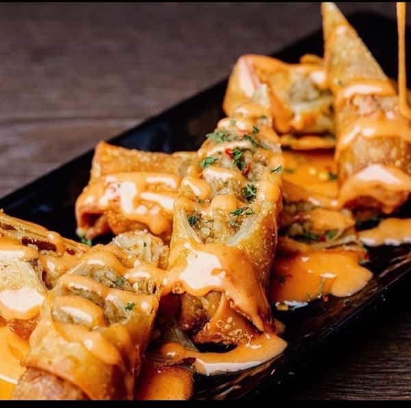 Boudin Egg Rolls