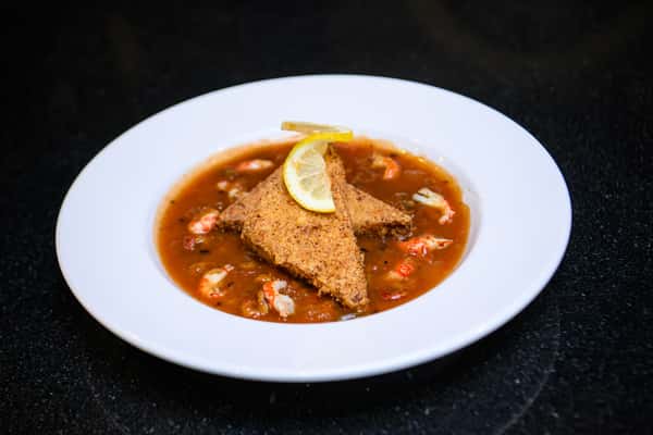 Creole Crawfish and Grits
