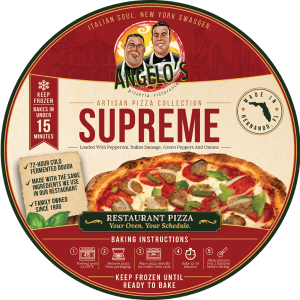Frozen Supreme Pizza
