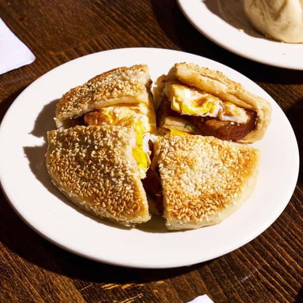 Sesame Pancake with Pork Belly