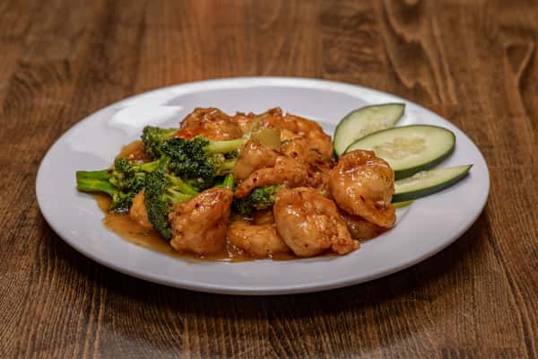 Jumbo Shrimp With Spicy Garlic Sauce