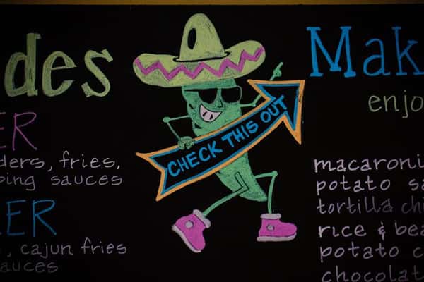 Jack the Pepper on the Menu