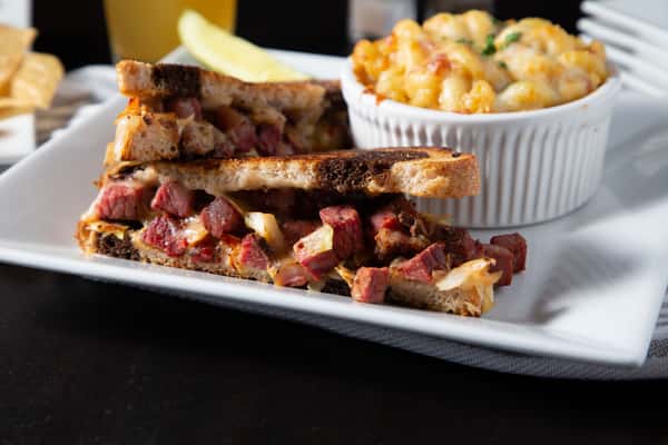 Pastrami Burnt Ends Thick & Messy Sandwich