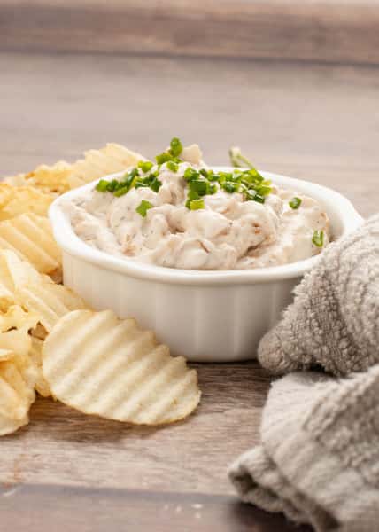 French Onion Dip - side