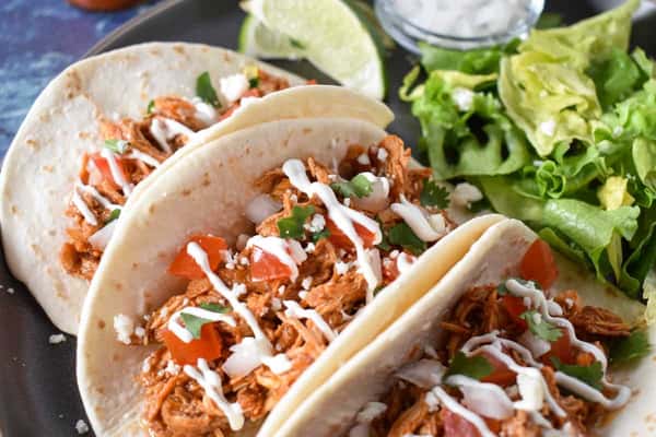 chicken tinga tacos