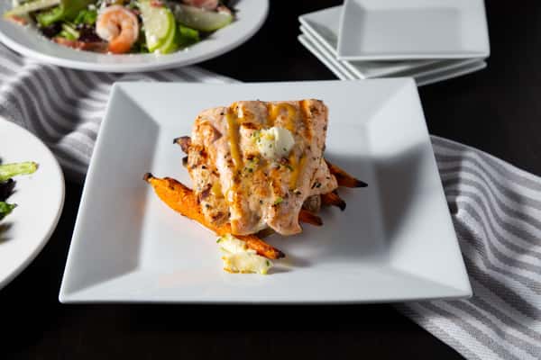 Sesame Soy Glazed Roasted Salmon*