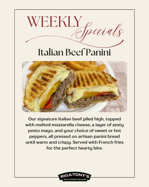 Italian Beef Panini