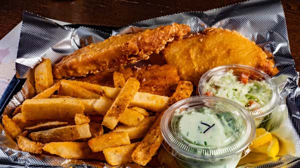 Battered Cod Dinner