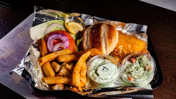 Battered Cod Sandwich