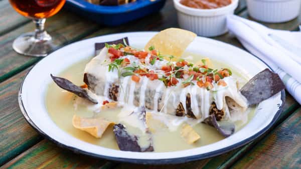 Smothered Breakfast Burrito