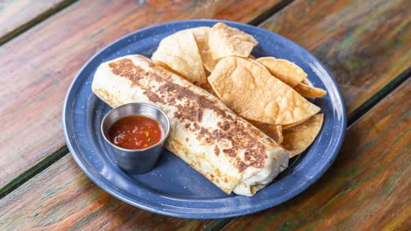 Kids Scrambled Egg Burrito