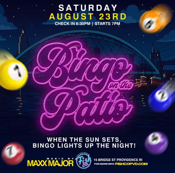 Bingo on Patio Aug 23