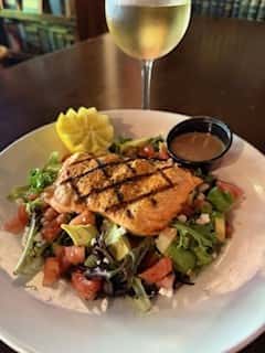 Honey Glazed Salmon Salad