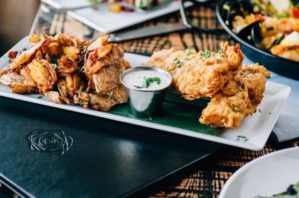 crispy fish & chips