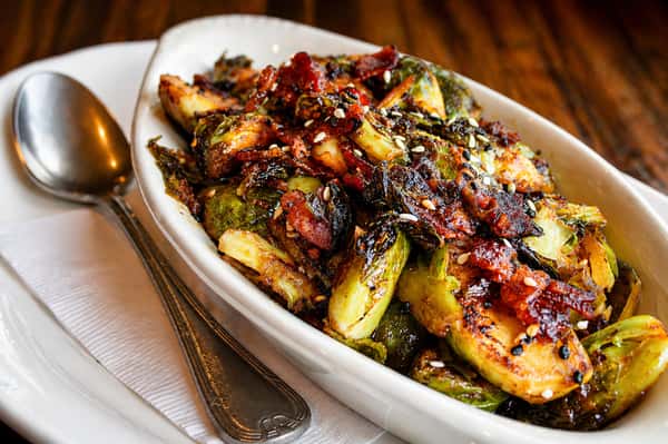 Dragon Glazed Brussel Sprouts