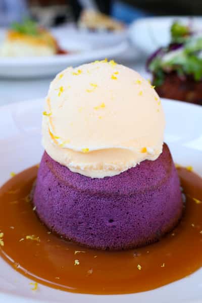 Ube Lava Cake