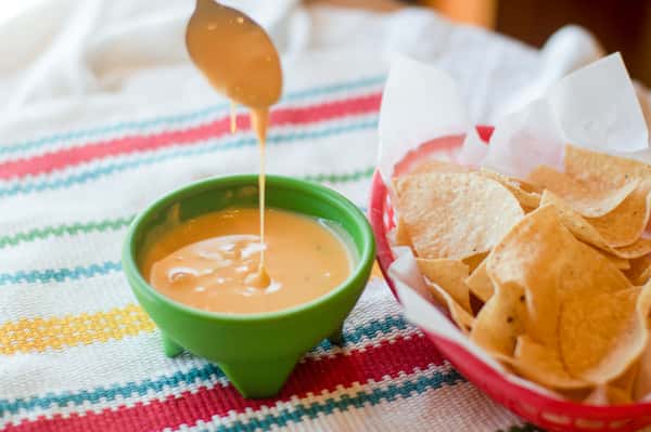 Queso and chips