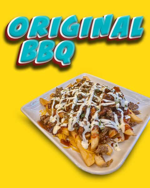 Original BBQ Loaded Fries at Fry Day Food Truck