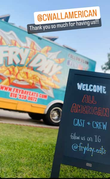 FryDay Feeds the Cast and Crew of The CW’s Hit TV Show “All American”