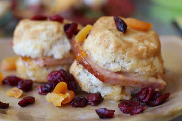 Mini Ham Biscuits