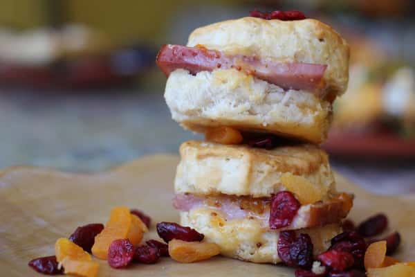 Petite Ham Biscuits