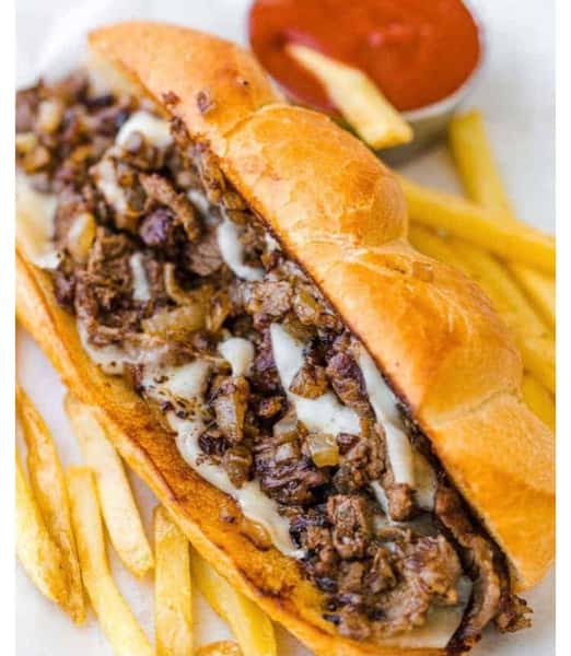 Philly Cheese Steak with Fries