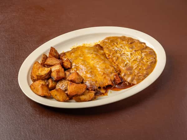 Wednesday: Guajillo Barbeque Enchiladas