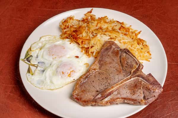 T-Bone Steak & Eggs