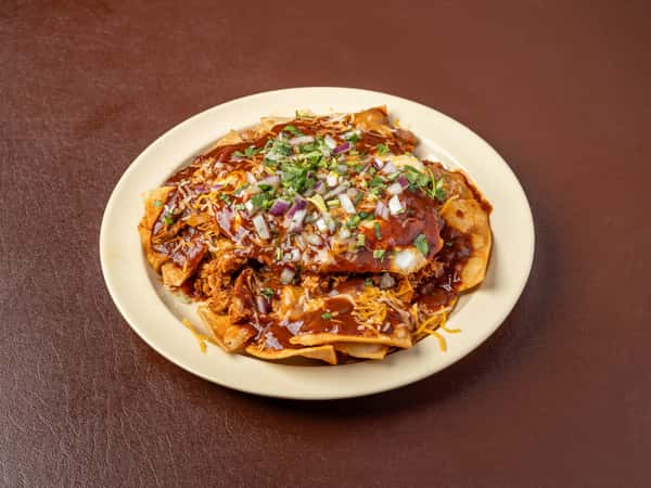 Guajillo Barbeque Chilaquiles