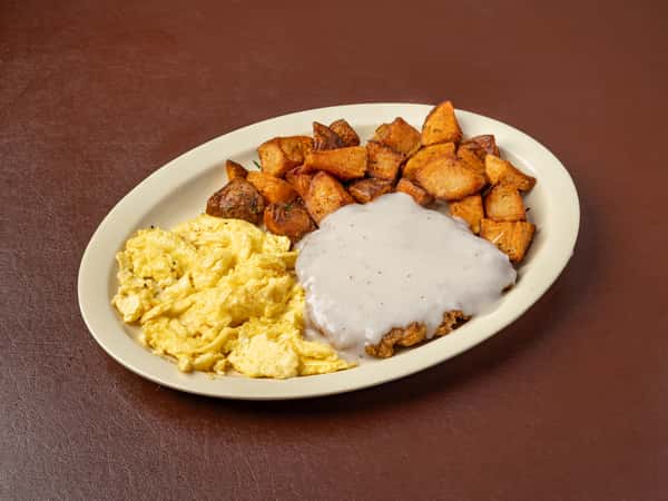 Country Fried Steak & Eggs