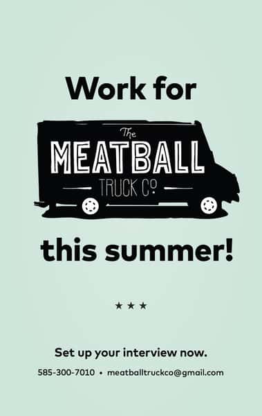 work for meatball this summer