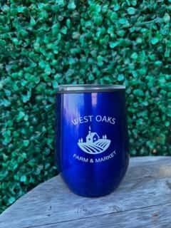 West Oaks Blue Wine Tumbler