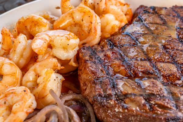 Ribeye & Sautéed Shrimp*