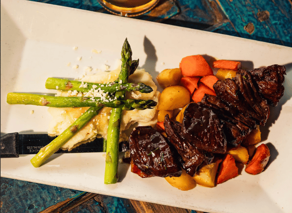 Glazed Hanger Steak