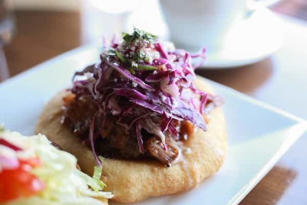 BBQ PORK NAVAJO TACOS