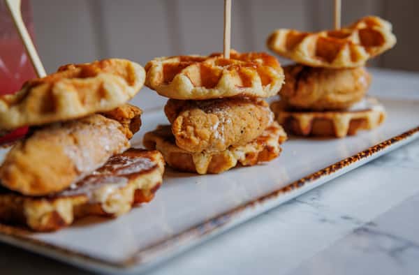 Chicken Waffle Sliders