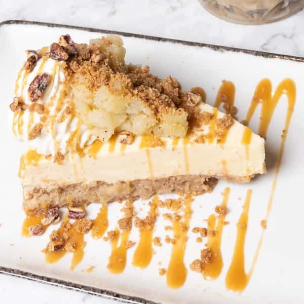 Apple Crumb Cheesecake