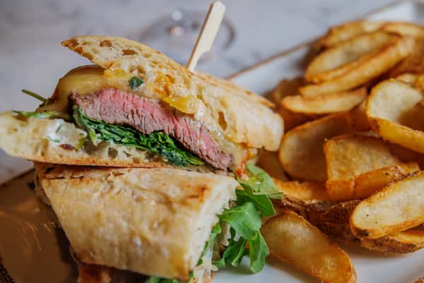 Flat Iron Steak Sandwich